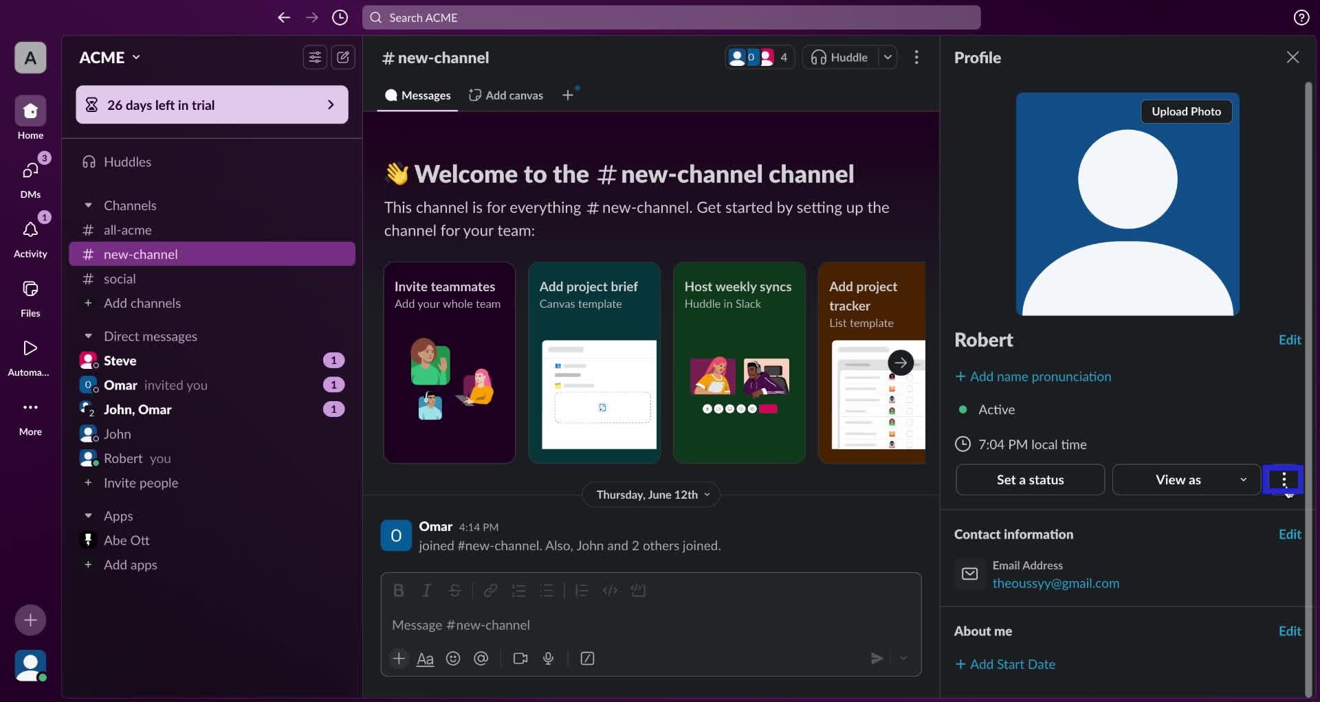 Screenshot of how to reset Slack password step 3
