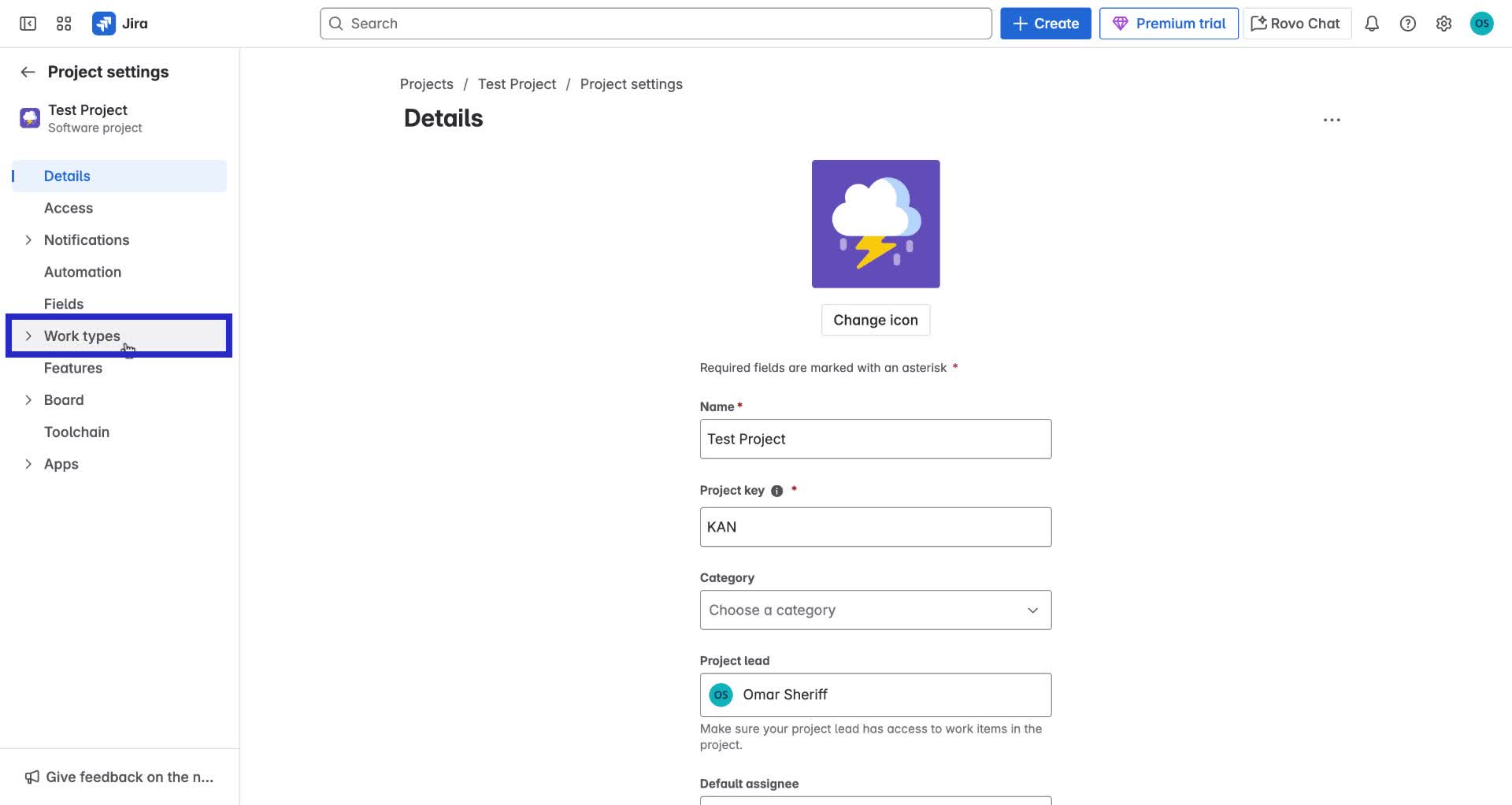 Screenshot of how to create Spike in Jira Step 4