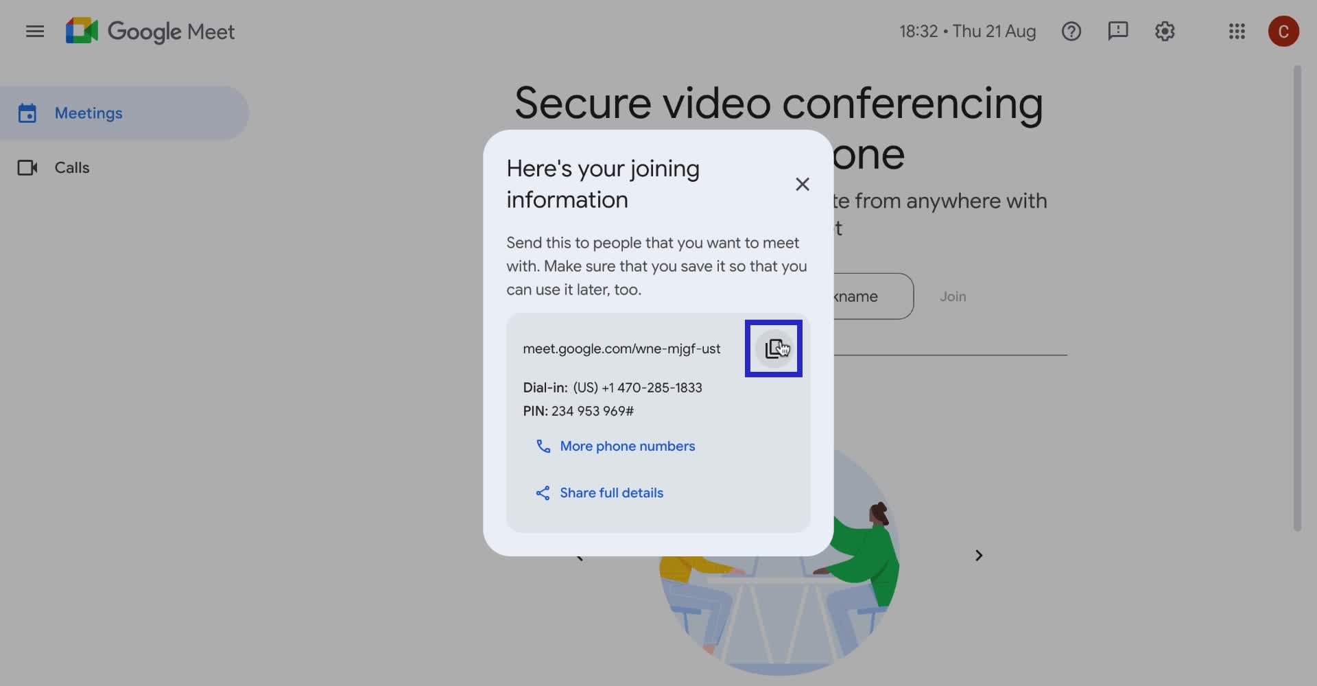 How to send a google meet invite - 3