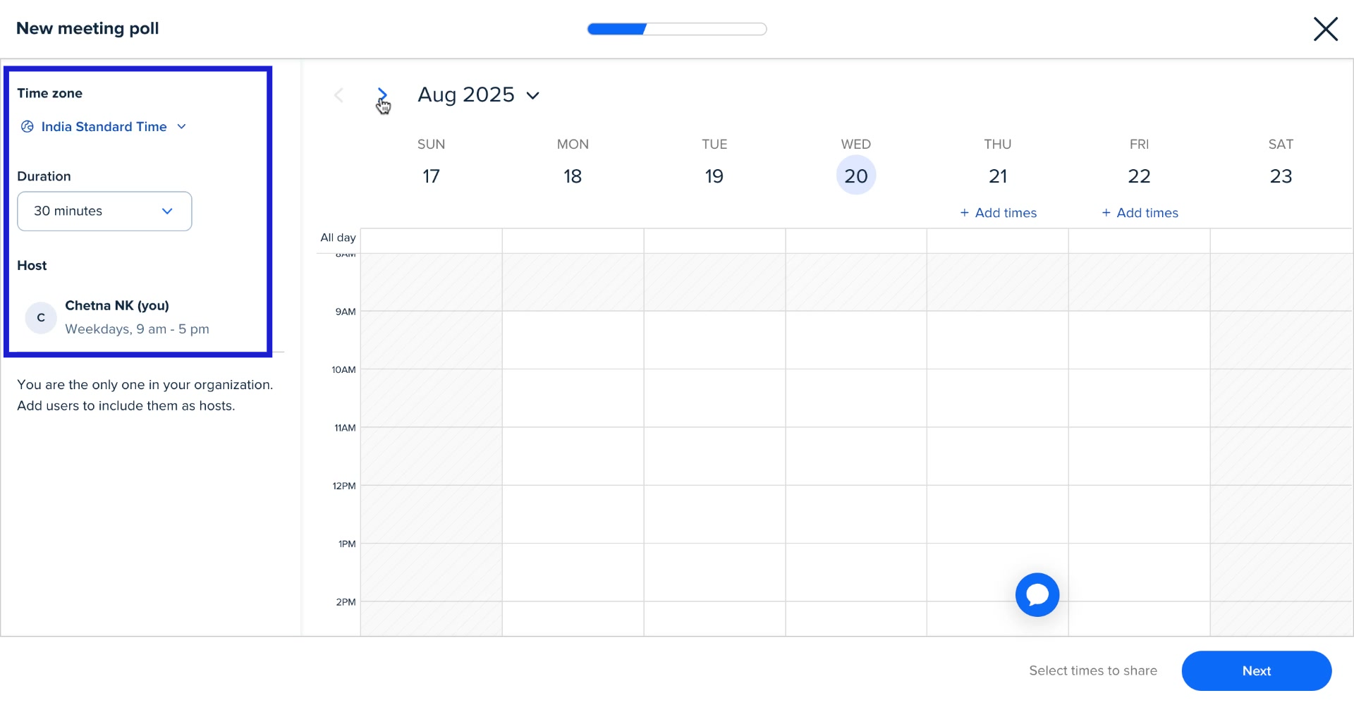 image of calendly poll - 3