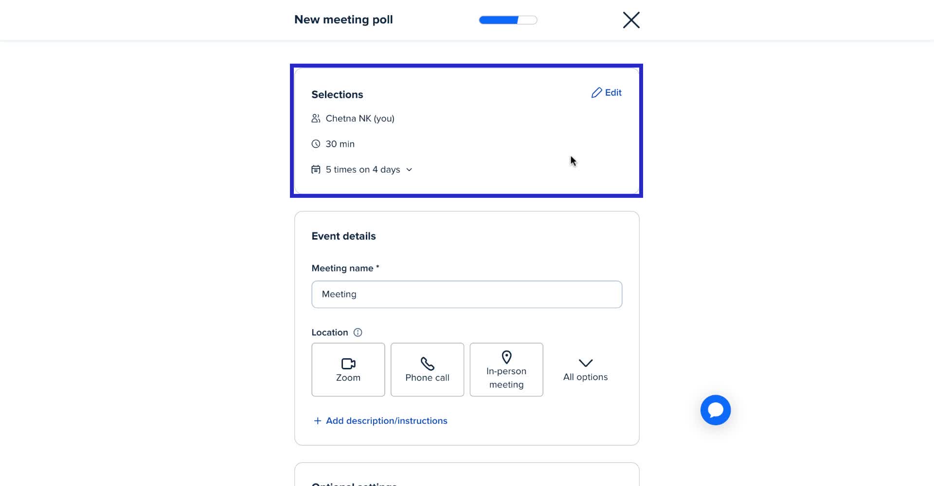 image of calendly poll - 6 