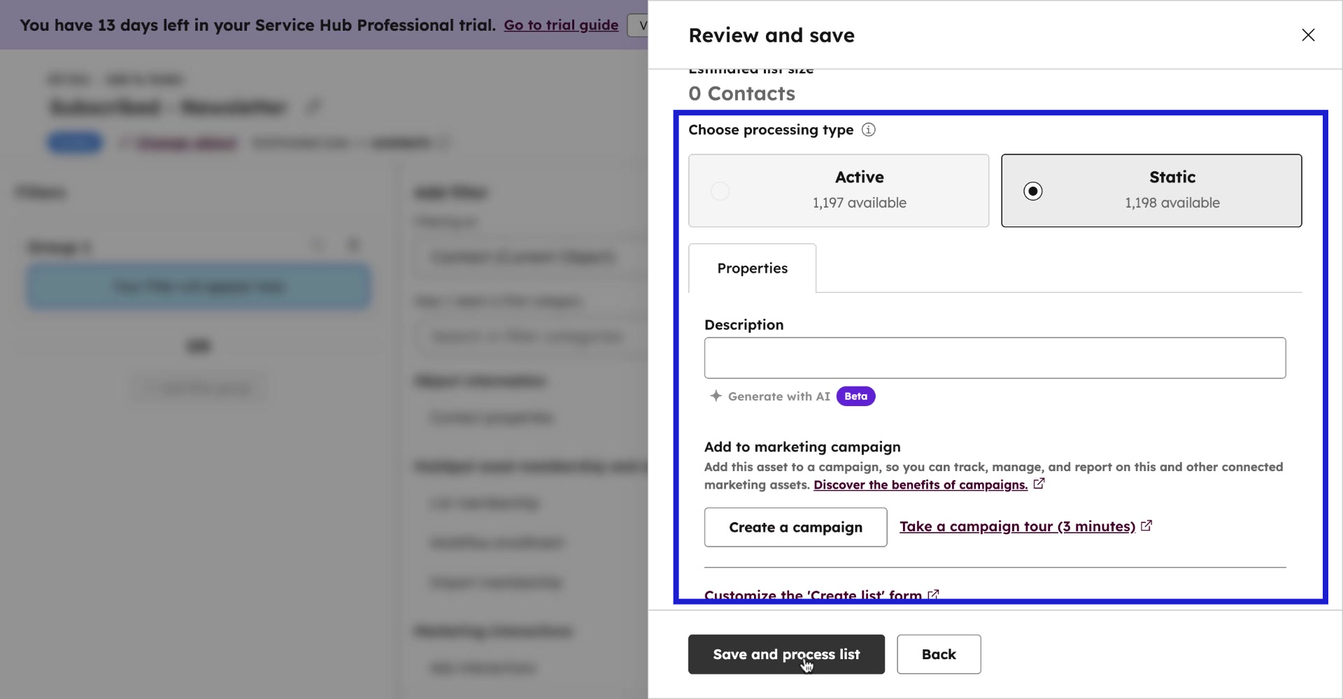 image of hubspot lists - 9