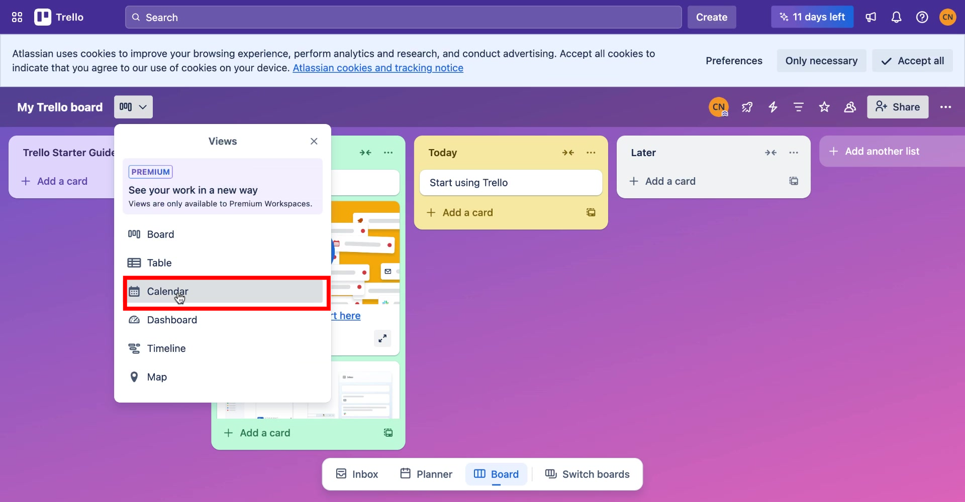 image of trello google calendar integration - 2