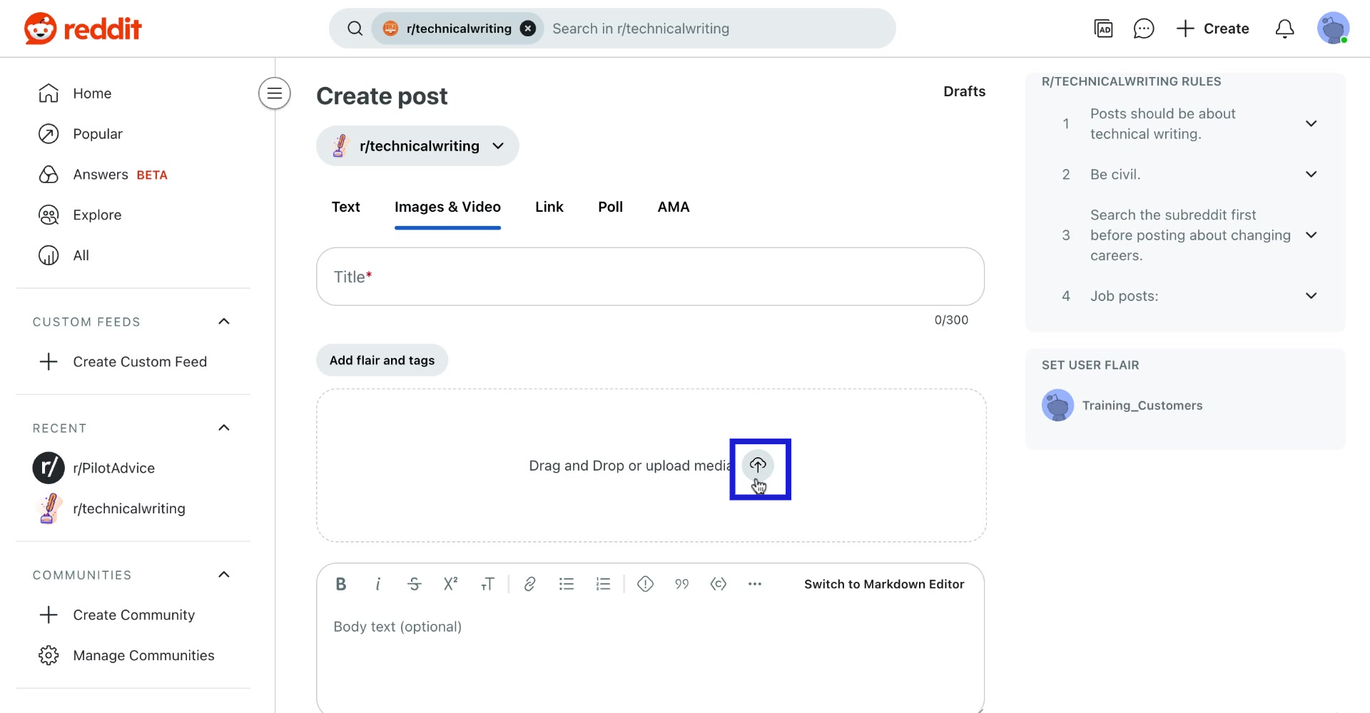 image of How to post videos on reddit - 3