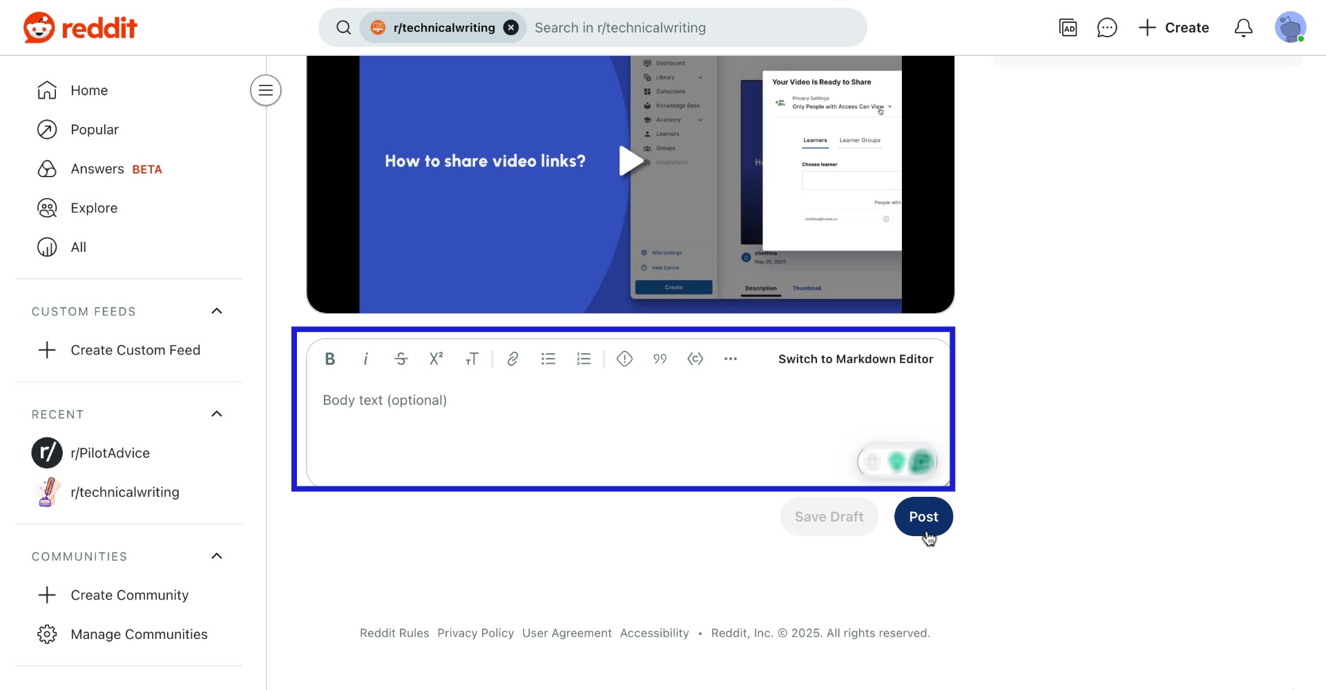 image of How to post videos on reddit - 5
