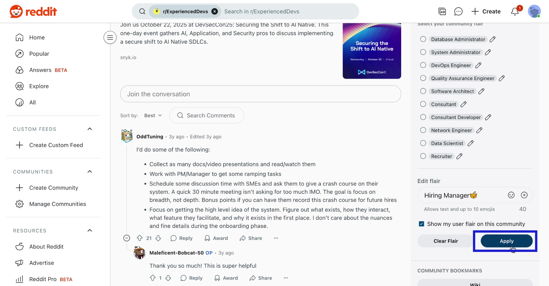 image of how to add flair on reddit - 6