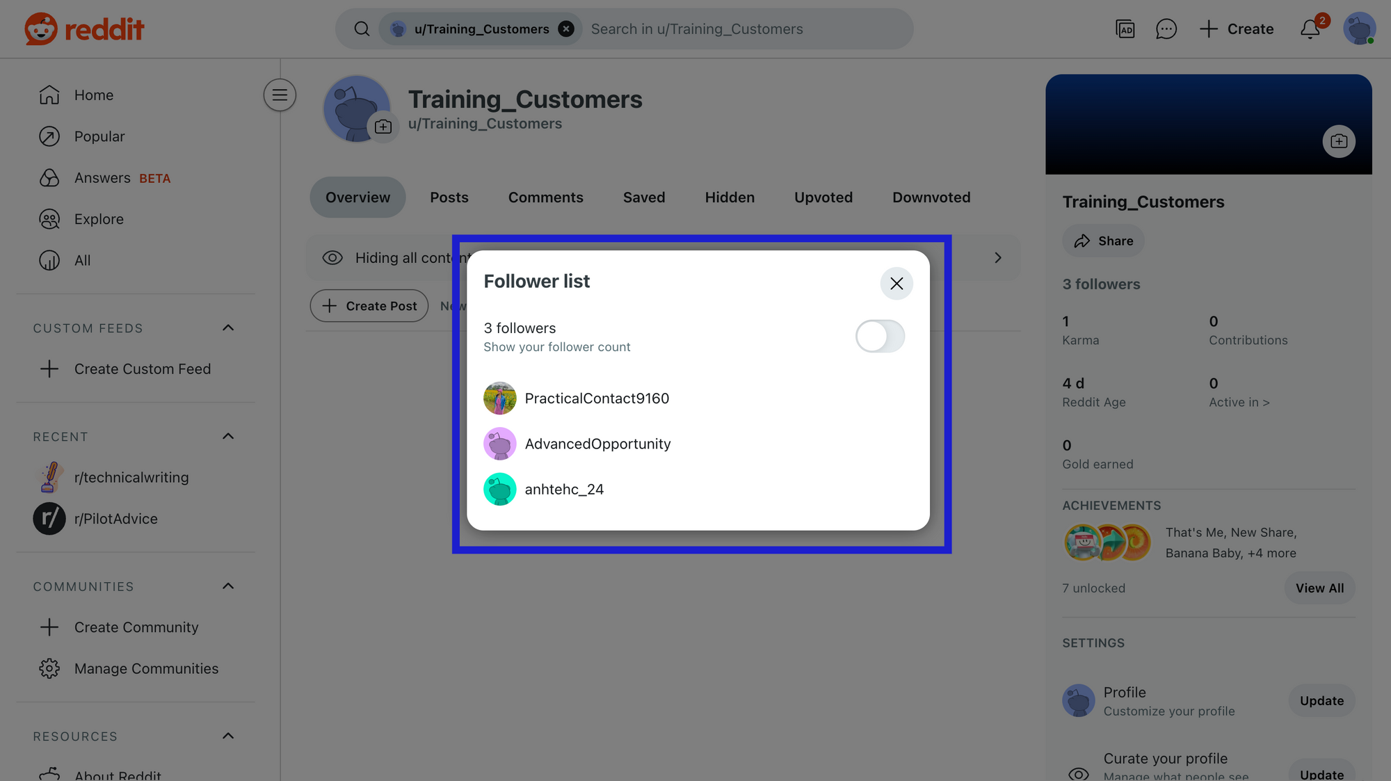 image of how to see followers on reddit - 4