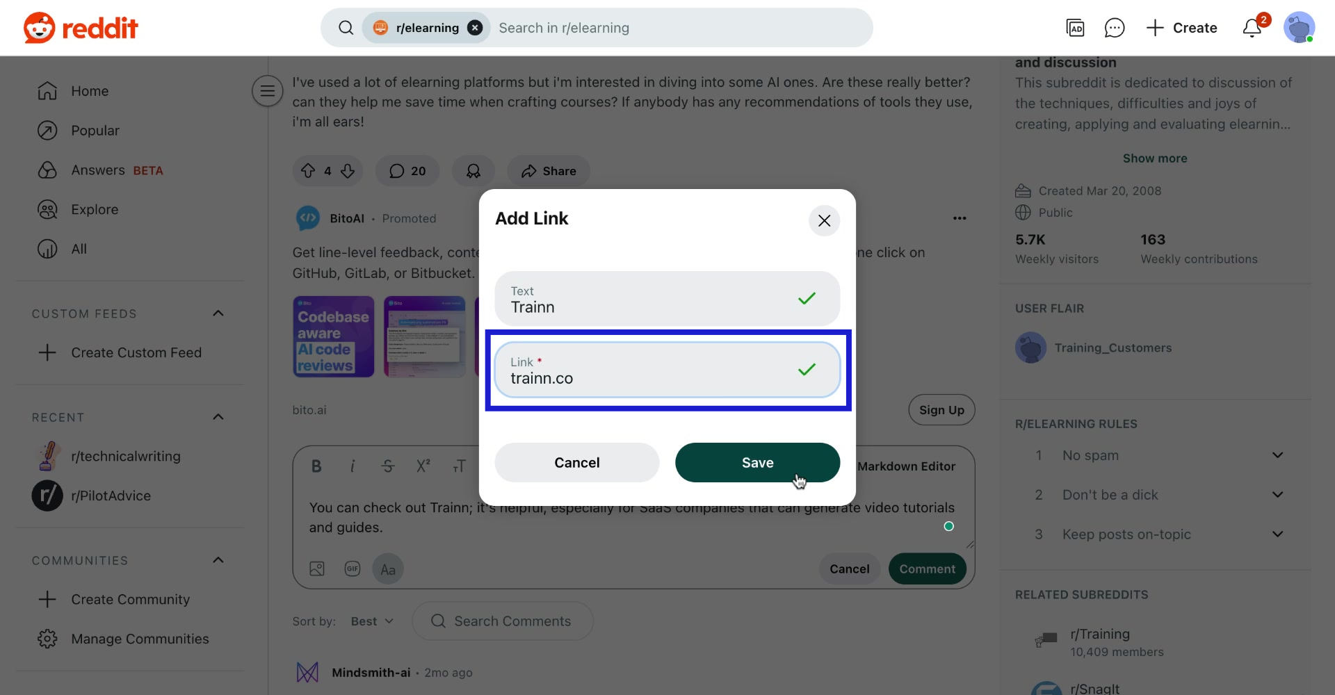 How to Add a Link to Text in Reddit? - Reddit Tutorials