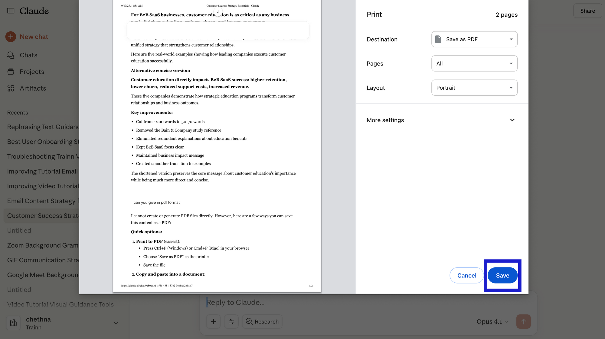 Image of claude to pdf - 4